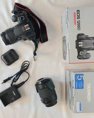 Canon EOS 1200D + 2 obiettivi + 3 batterie