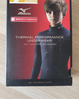 Maglia termica Mitzuno nera
