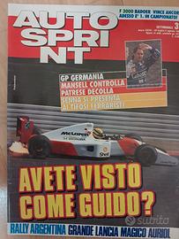 Autosprint 1992 Andretti Senna Mondiale Rally Arge
