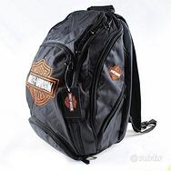 Zaino Nero Borsa Tracolla Harley Davidson Logo Ora