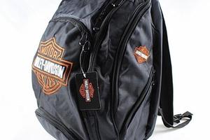 Zaino Nero Borsa Tracolla Harley Davidson Logo Ora