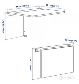 Tavolino a ribalta ikea