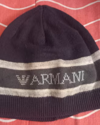 Cappello Armani Baby Bambino Cotone e Cachemire Bl