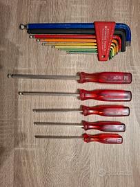 2 set chiavi esagonali 