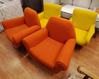 poltrone in stile Radice e Zanuso