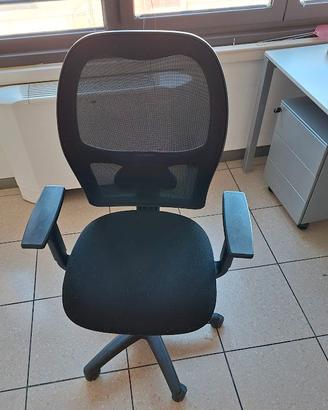 Poltrona sedia da ufficio ergonomica