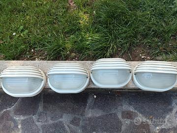 Lampadario ovale esterno 