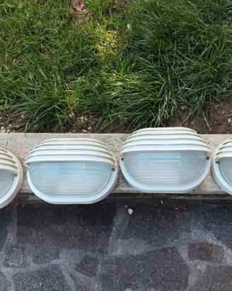 Lampadario ovale esterno 