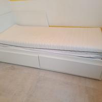 Letto ikea singolo/matrimoniale + piumone 280eur