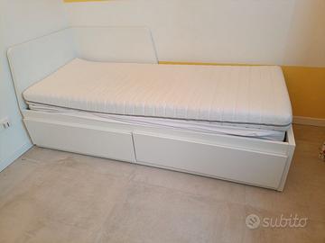 Letto ikea singolo/matrimoniale + piumone 280eur