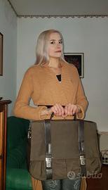 Borsa  ufficio portadocumenti grande marrone