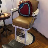 Sedia da barbere  restaurata