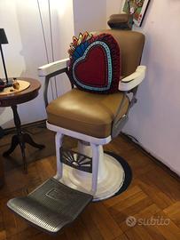 Sedia da barbere  restaurata