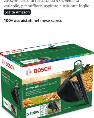 aspiratore e soffiatore foglie bosch
