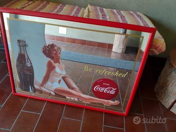 specchio vintage coca cola