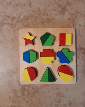 Giochi incastro in legno