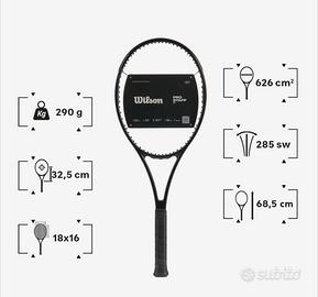 Wilson Pro Staff 97 v14 Ls  Nera Manico 3 