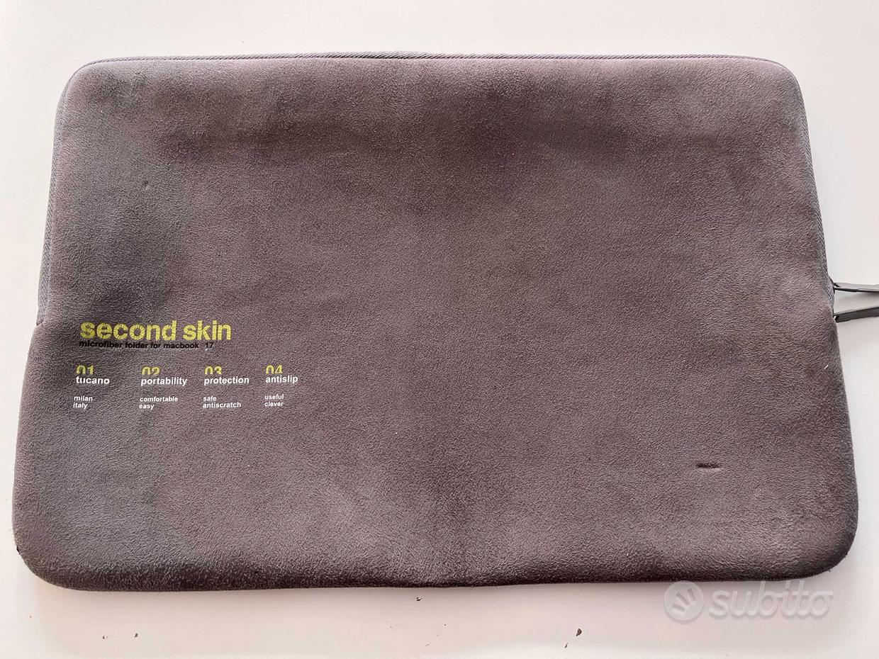 Tucano Custodia notebook 15,6 SECOND SKIN Colore New Design Black