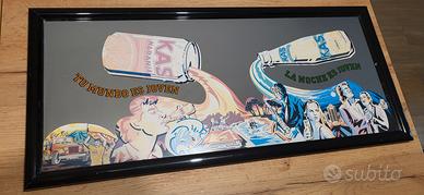 Specchio pubblicitario bevanda Kas