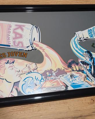 Specchio pubblicitario bevanda Kas