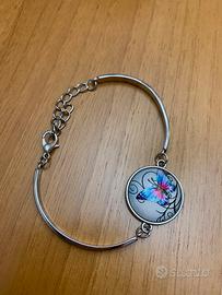 Bracciale semi-rigido farfalla