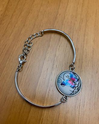 Bracciale semi-rigido farfalla
