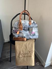 Borsa Ynot? originale con stampa Roma