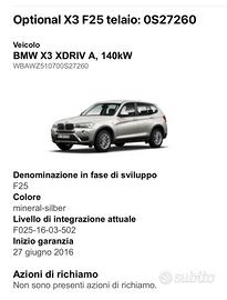 BMW x3 super accessoriata