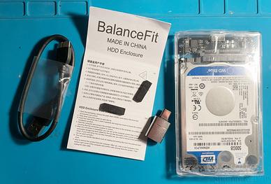 hard disk esterno USB 500GB.