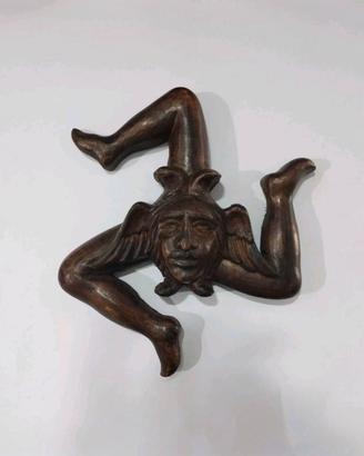 Trinacria In Legno Cm.20. Simbolo della Sicilia di