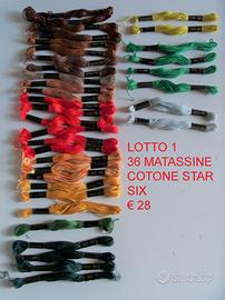 LOTTO FILI DA RICAMO