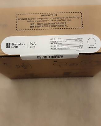 Ricariche Filamento stampante 3d bambulab