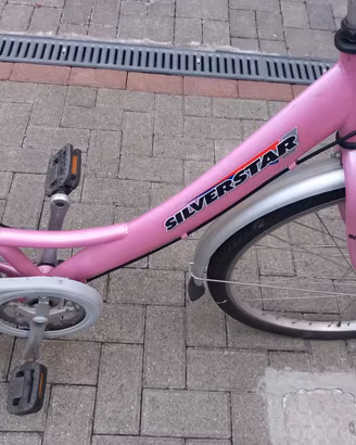Bicicletta donna Silverstar 28” rosa con cambio