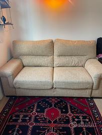 Divano Poltrone Sofa con poggiapiedi estraibile