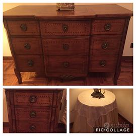 Comò reggenza e comodino FABER + tavolino