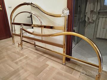 LETTO IN OTTONE MATRIMONIALE