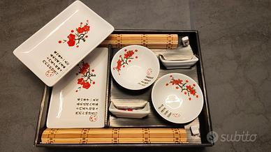 Kit sushi ceramica completo nuovo