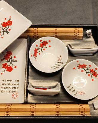 Kit sushi ceramica completo nuovo