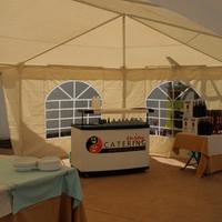 Cocktail station portatile con lavandino catering