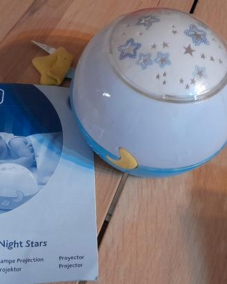 luce notturna e proiettore chicco goodnight stars