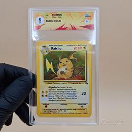 Pokémon Raichu Holo 14/62 Fossil 2000 ENG GRAAD 5