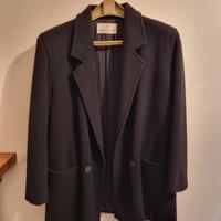 Giacca nera in cashmere Fiorella Rubino