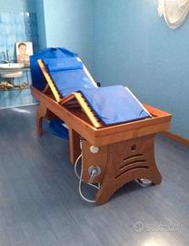 Lettino olistico,  bagno di vapore.