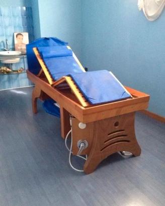 Lettino olistico,  bagno di vapore.