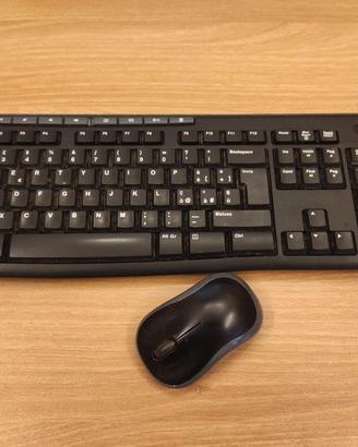 Tastiera e Mouse wireless 