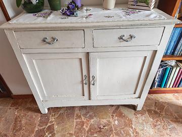 Credenza vintage legno massello stile provenzale