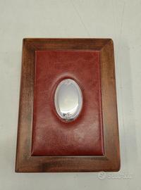 Agenda con cornice in legno