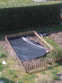 staccionata - recinto - bordura  giardino e orto