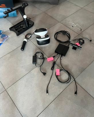 Sony Play Station Vr + Move Twin pack per PS4