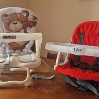 Seggiolino rialzo sedia pieghevole Cam per pappa